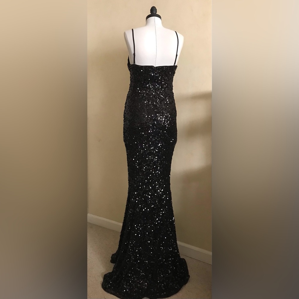 Cameo Black Sequin Maxi Gown - Picture 8 of 11